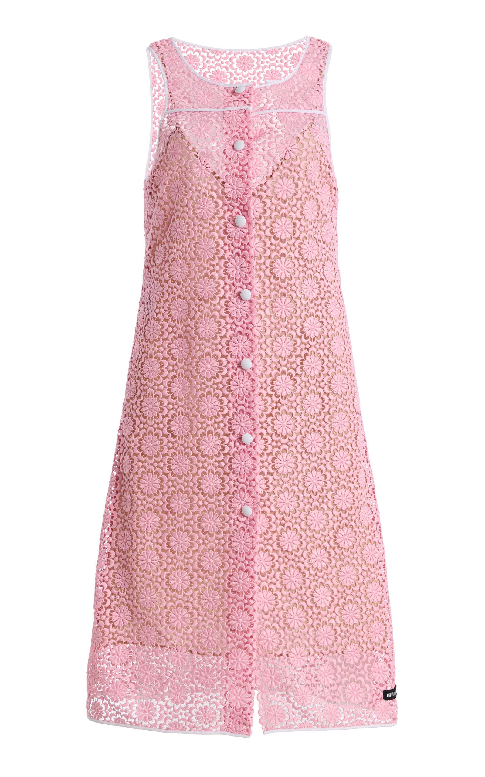 Miu Miu Macramé Midi Dress - Moda Operandi by MIU MIU
