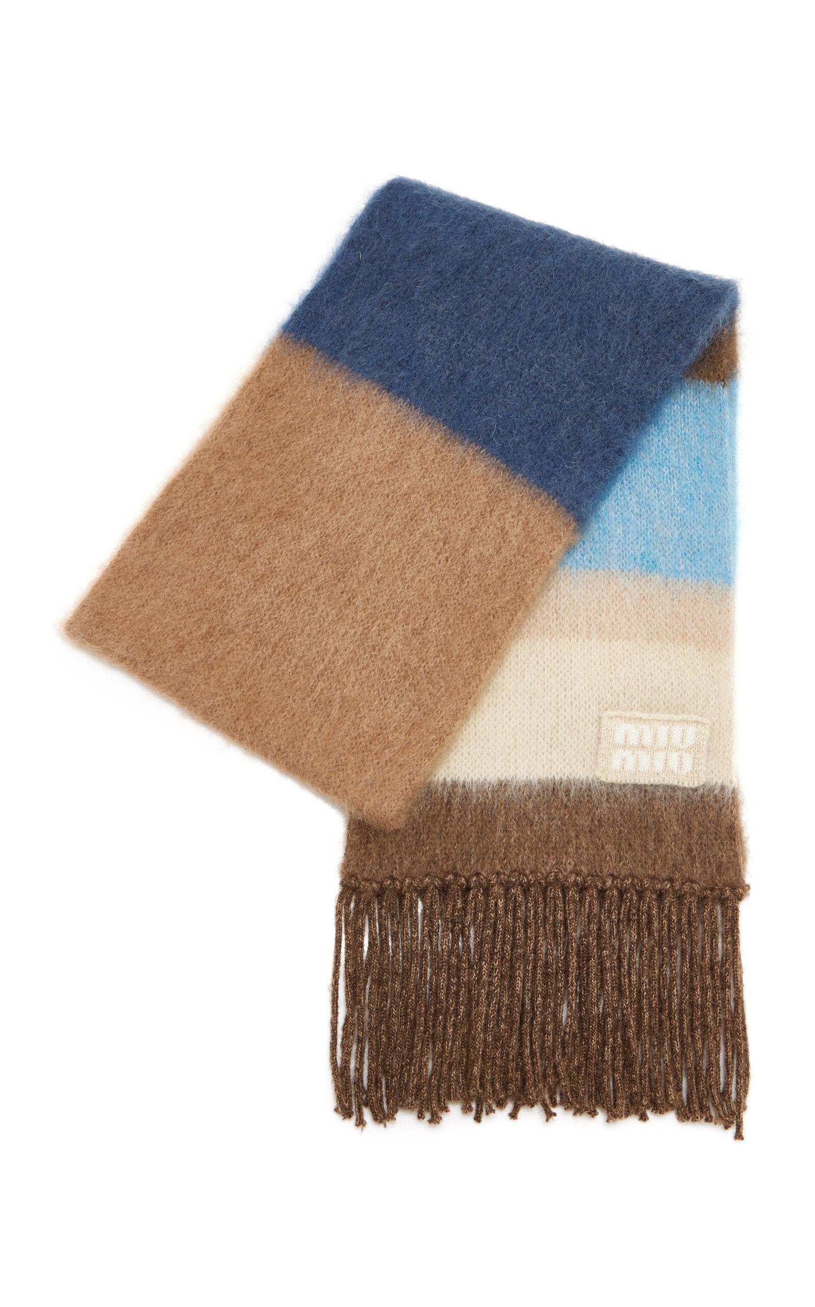 Miu Miu Mohair Striped Scarf - Moda Operandi by MIU MIU