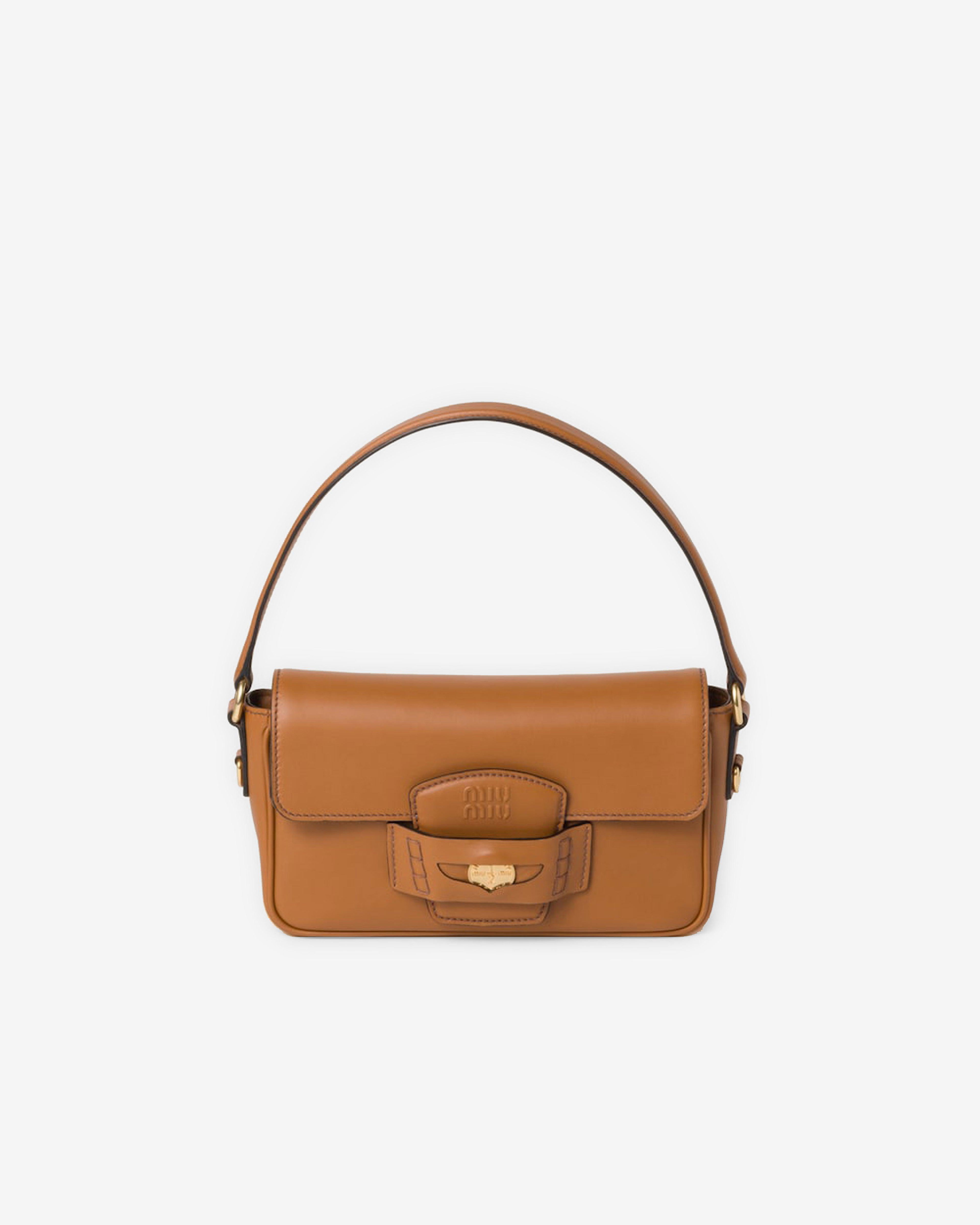 Miu Miu - Penny Leather Bag - (Cognac) by MIU MIU