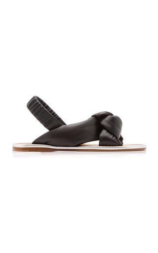 Miu Miu Puffy Leather Sandals - Moda Operandi by MIU MIU
