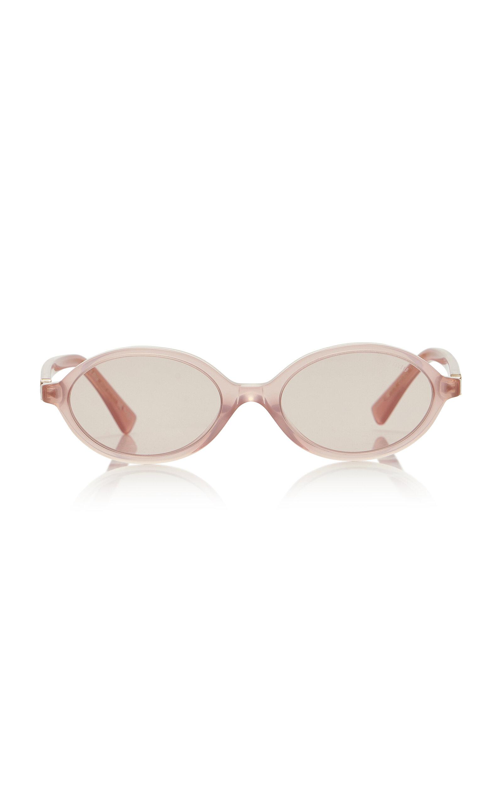 Miu Miu Round-Frame Acetate Sunglasses - Moda Operandi by MIU MIU