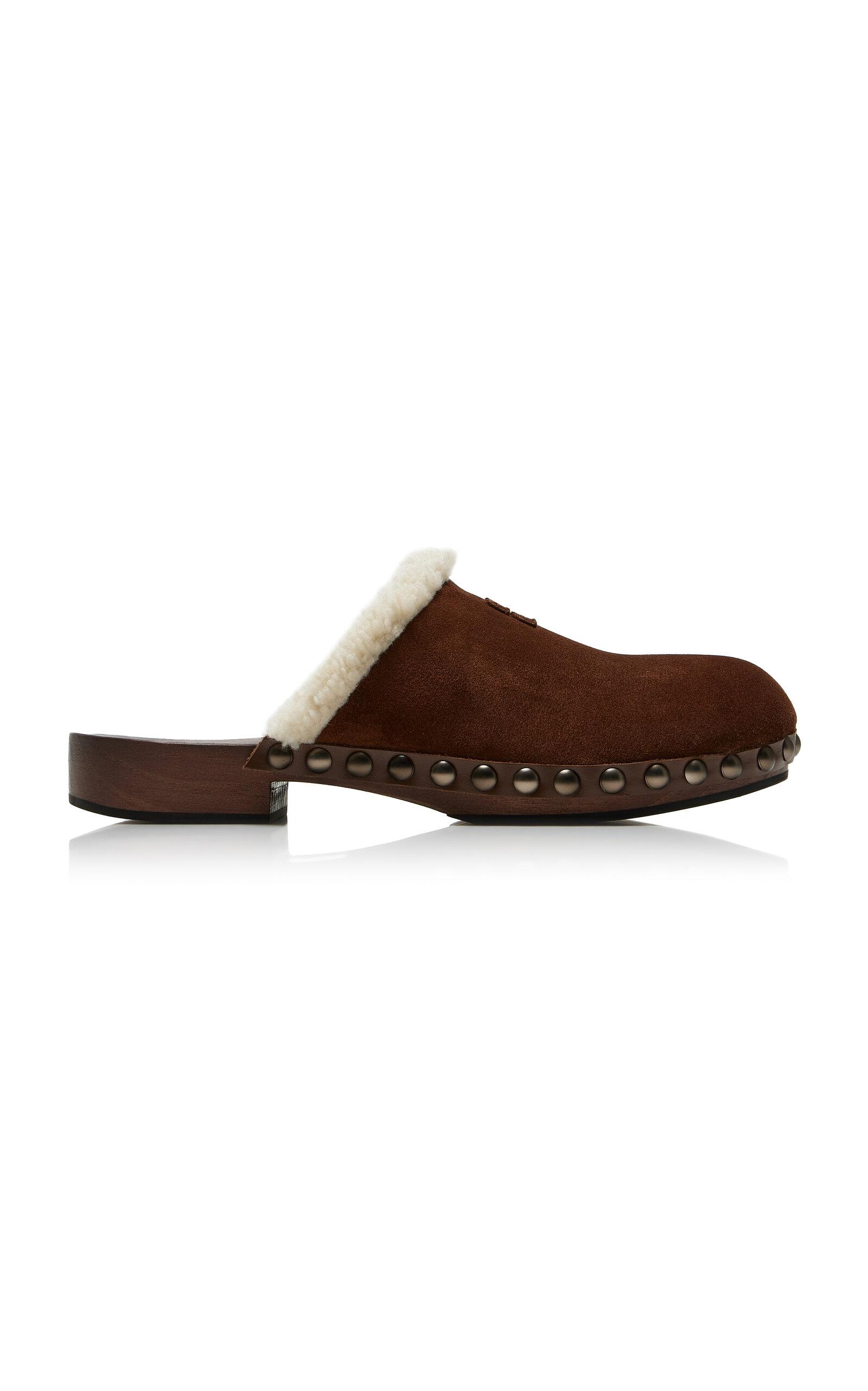 Miu Miu Shearling Clogs - Moda Operandi by MIU MIU