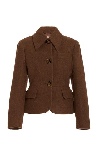 Miu Miu Single-Breasted Wool Blazer - Moda Operandi by MIU MIU