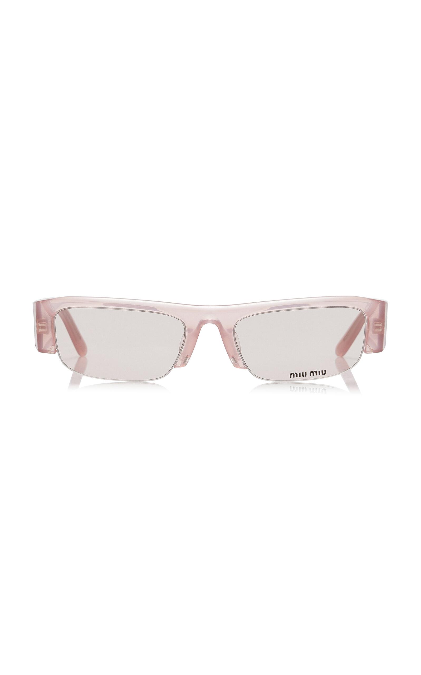Miu Miu Square-Frame Acetate Sunglasses - Moda Operandi by MIU MIU