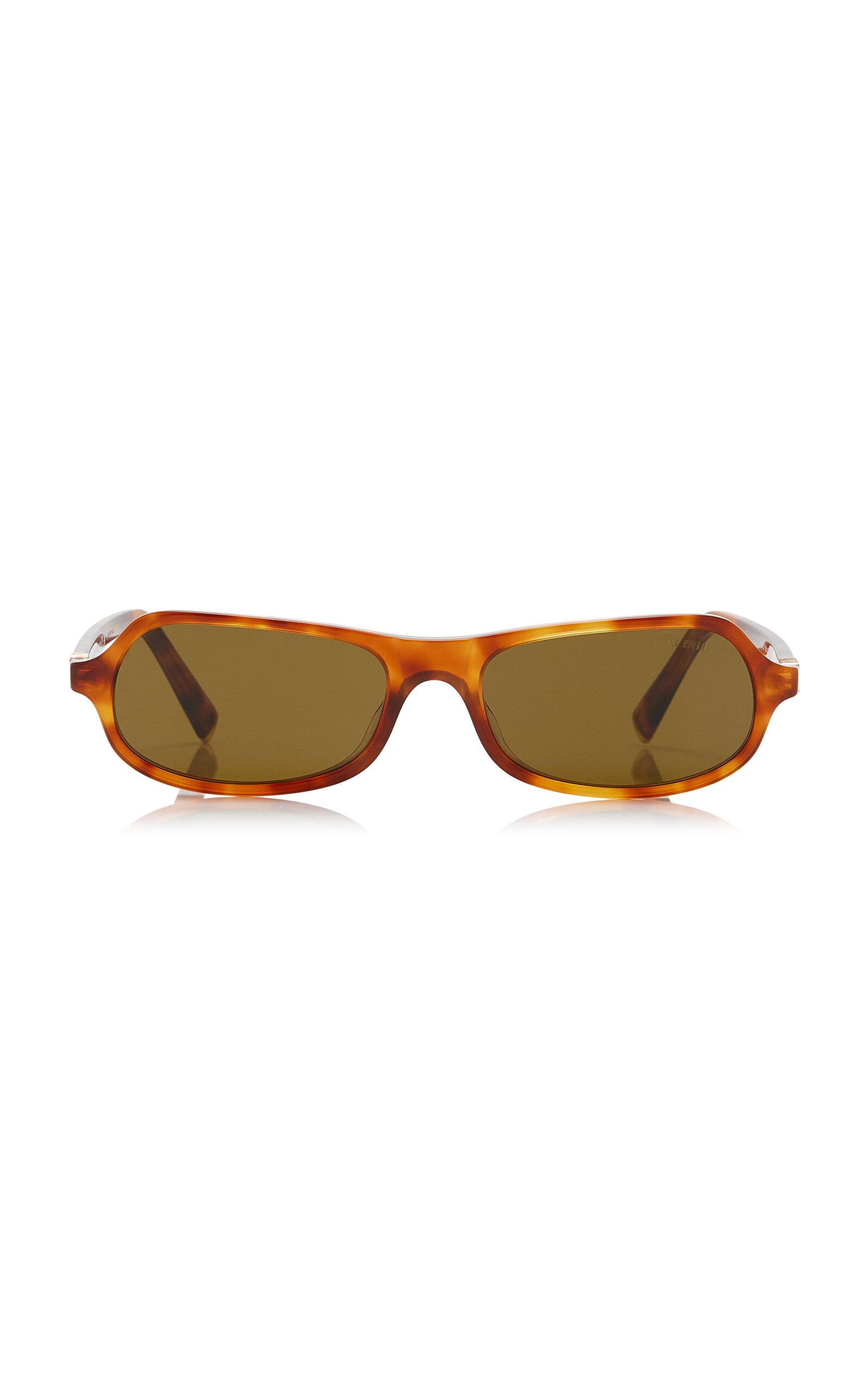 Miu Miu Square-Frame Acetate Sunglasses - Moda Operandi by MIU MIU