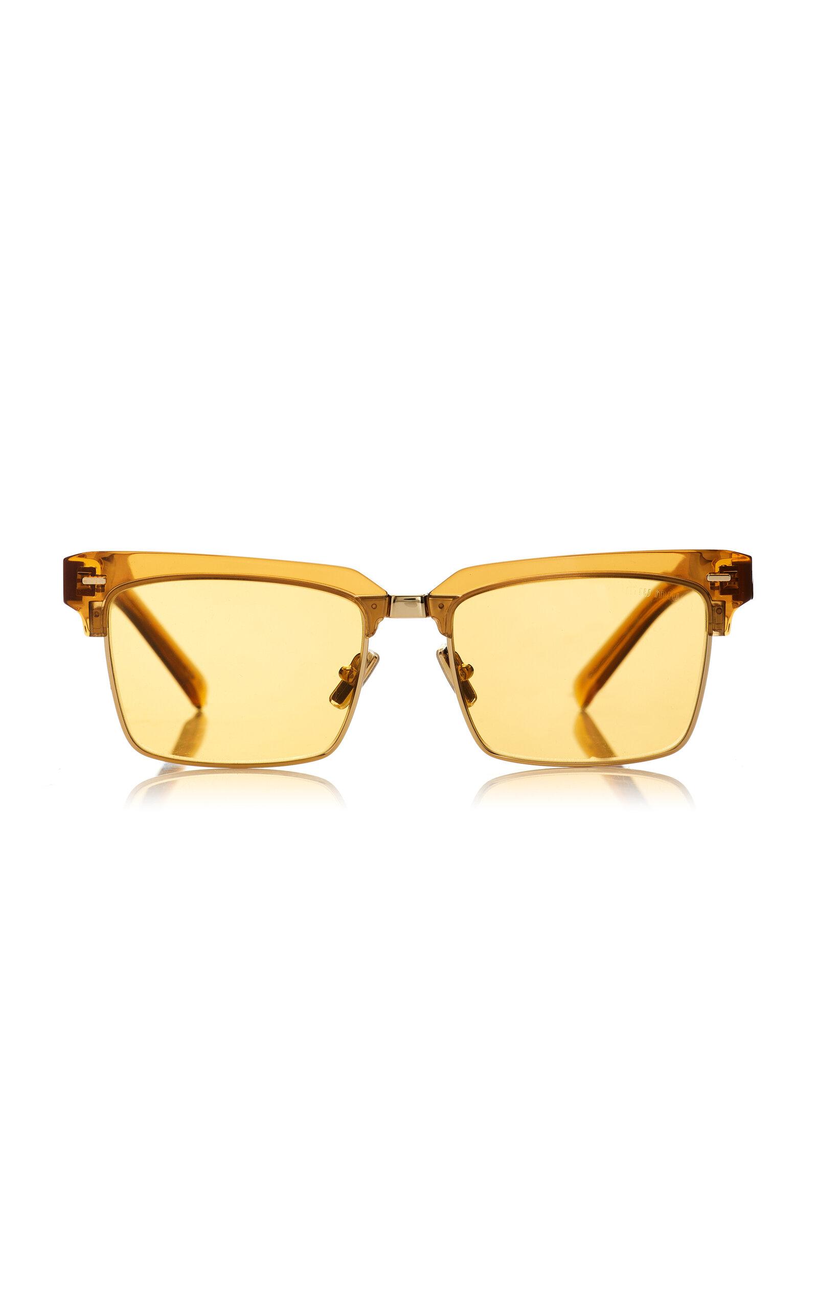 Miu Miu Square-Frame Acetate Sunglasses - Moda Operandi by MIU MIU