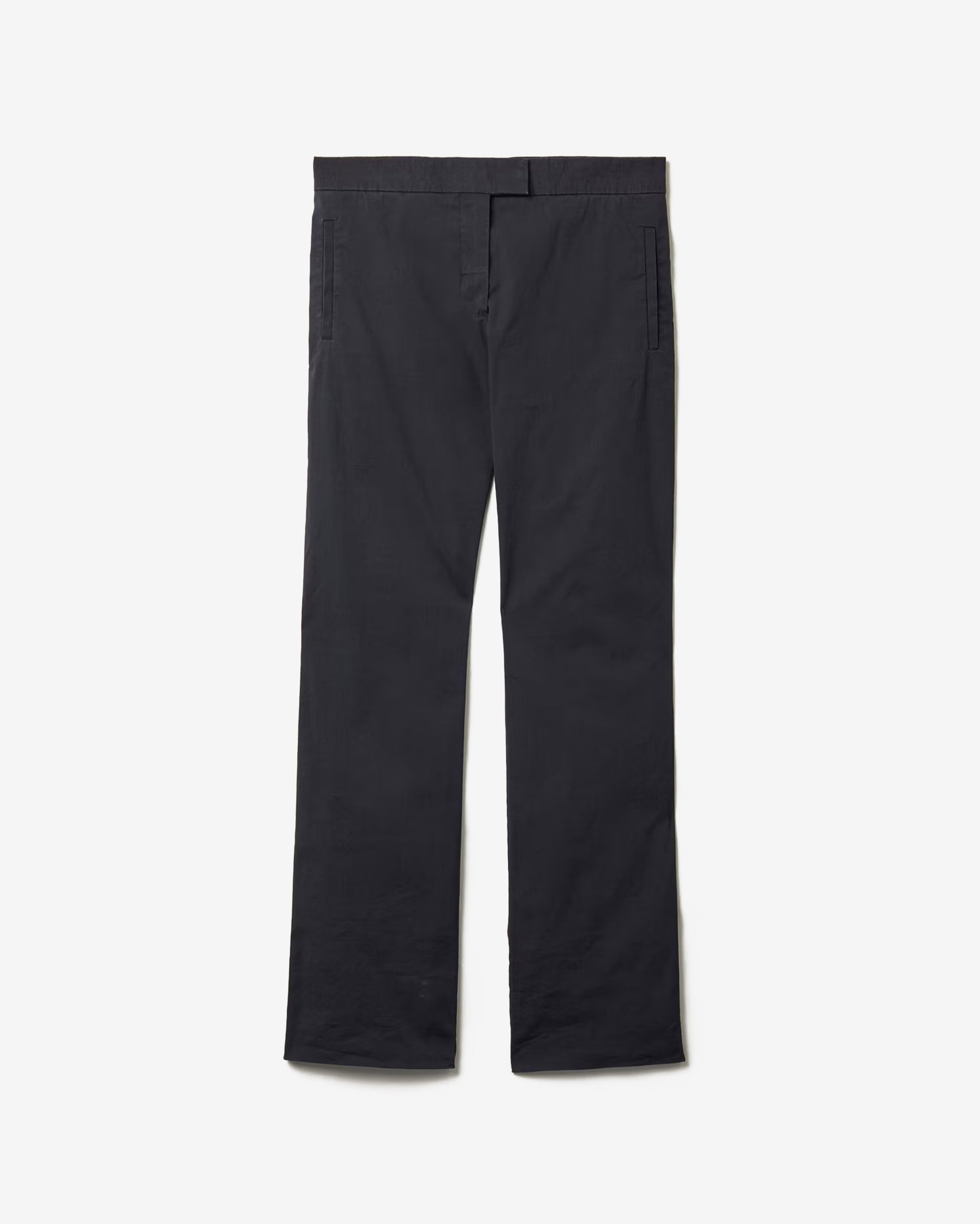 Miu Miu - Stretch Poplin Pants - (Black) by MIU MIU