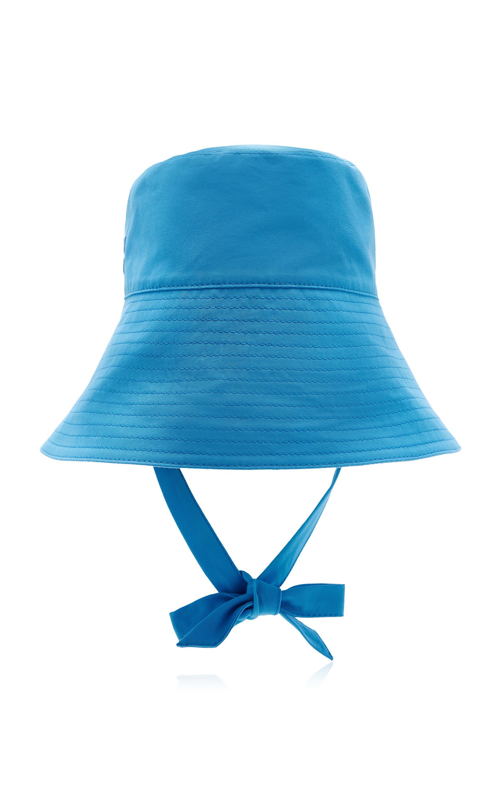 Miu Miu Wide-Brimmed Cotton Bucket Hat - Moda Operandi by MIU MIU