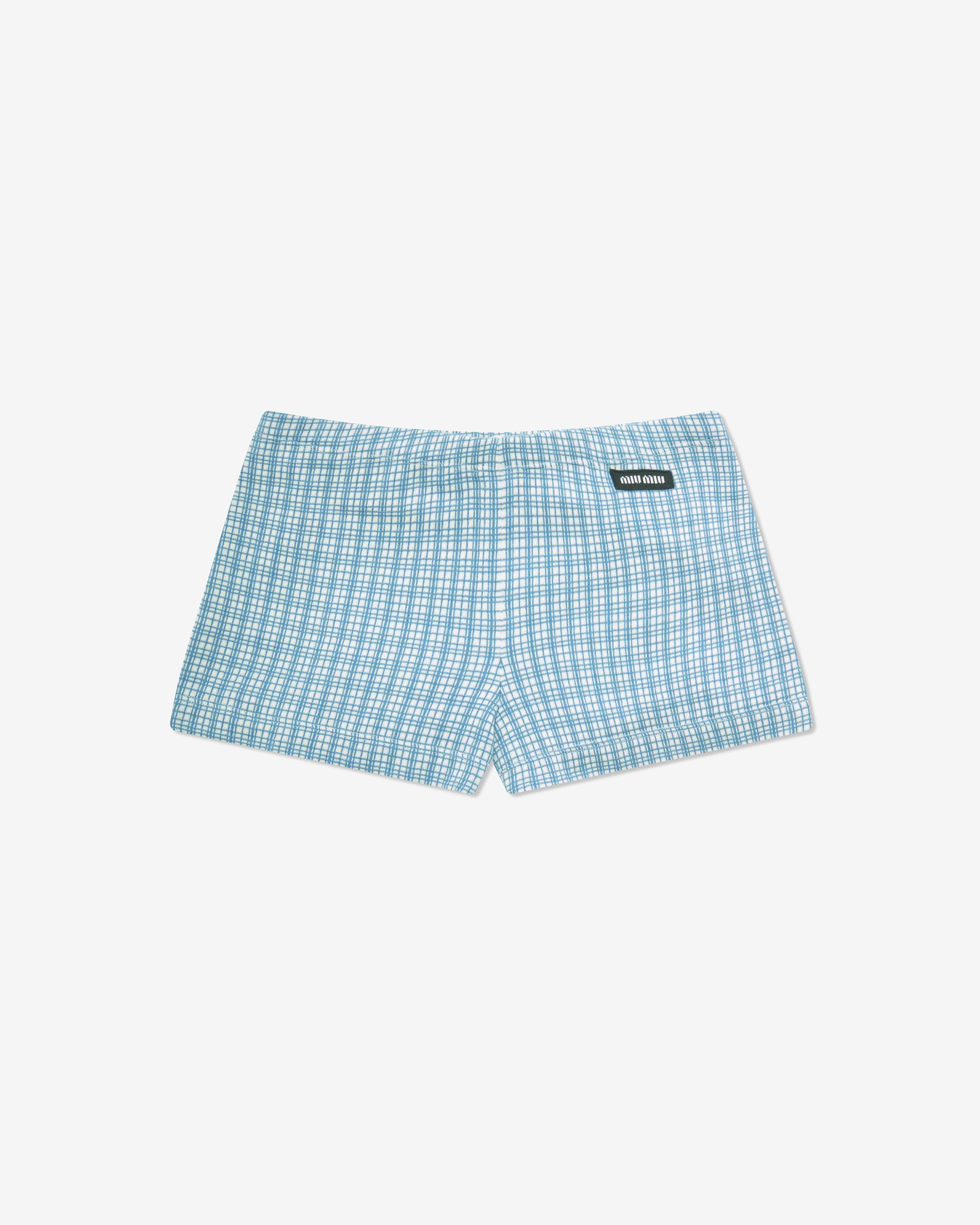 Miu Miu - Women's Bermuda Short - (Periwinkle) by MIU MIU