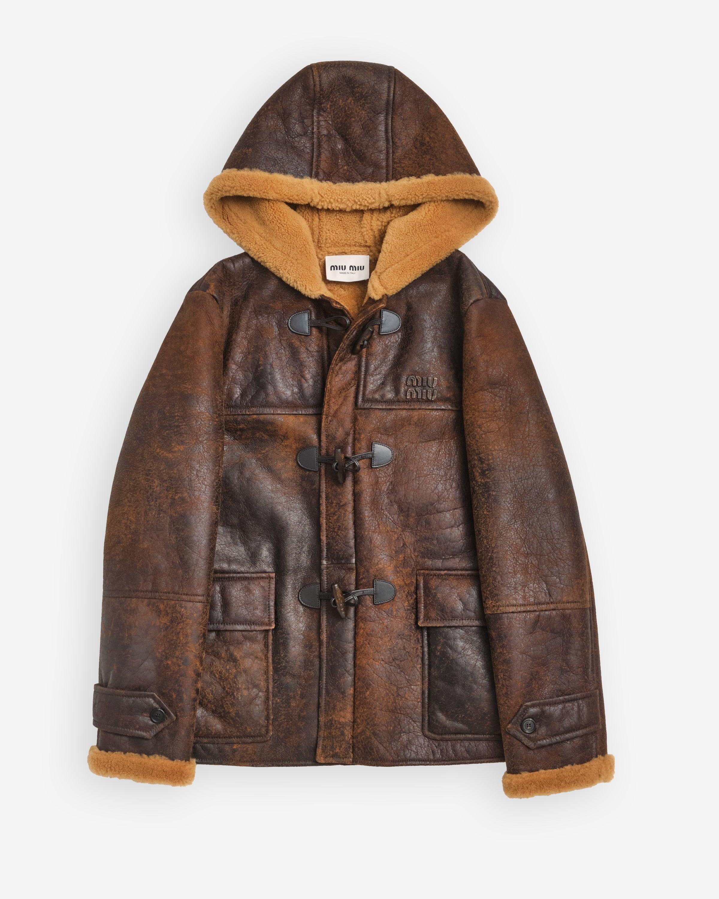 Miu Miu - Women's Fur Jacket - (Brown) by MIU MIU