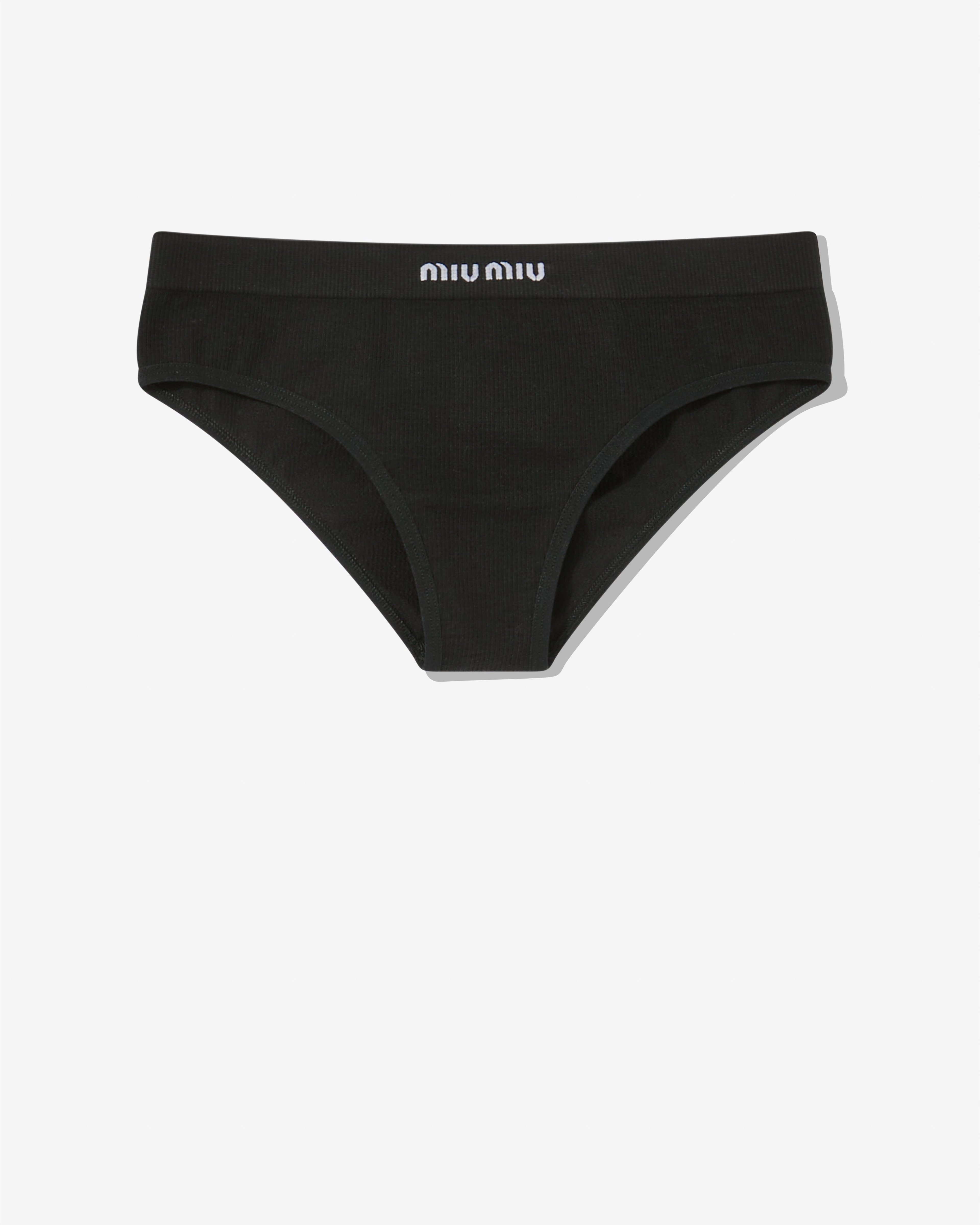 Miu Miu - Women's Seamless Panties - (Black) by MIU MIU