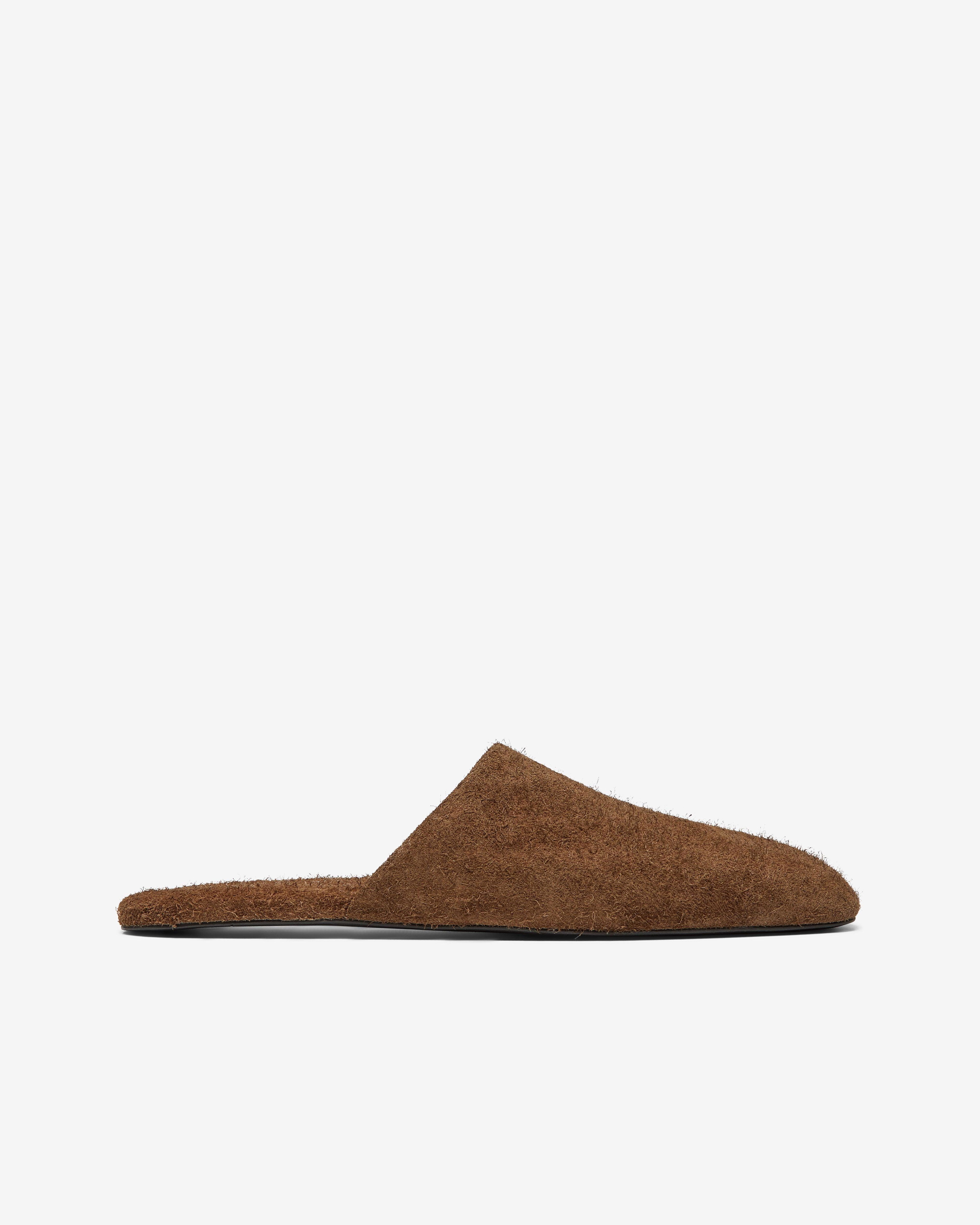 Miu Miu - Women's Suede Slippers - (Sienna) by MIU MIU