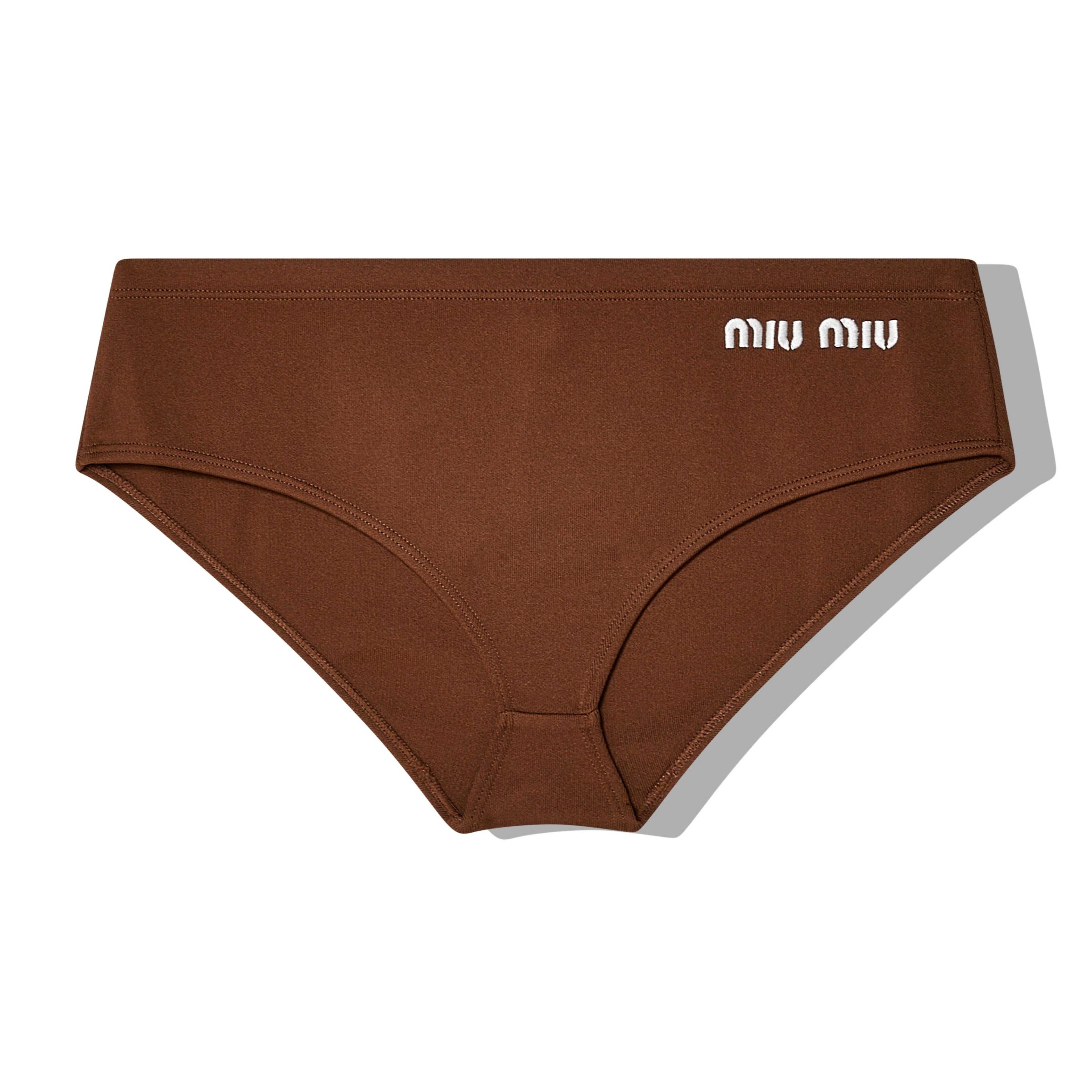 Miu Miu - Women's Swimsuit Bottoms - (Brown) by MIU MIU