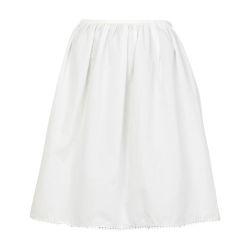 Poplin midi skirt by MIU MIU