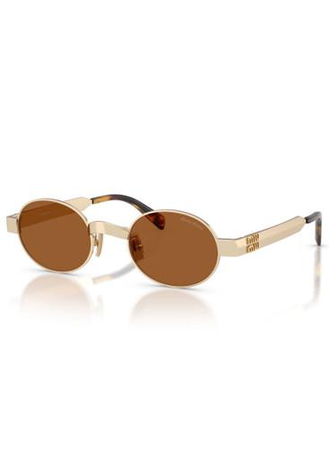 Round-frame sunglasses by MIU MIU