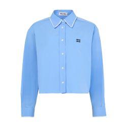 Short cotton shirt by MIU MIU