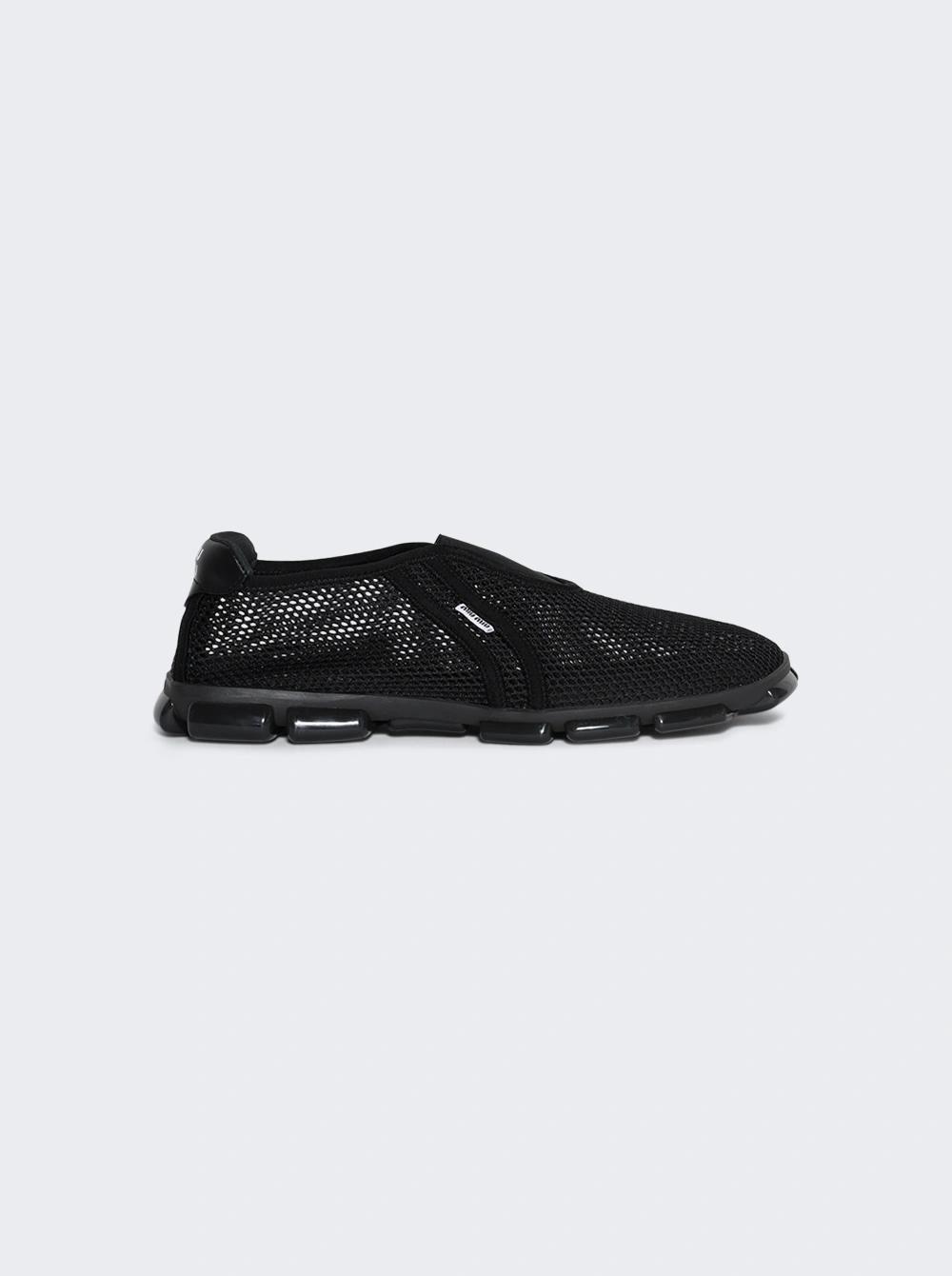 Technical Mesh Fabric Sneakers Black  | The Webster by MIU MIU