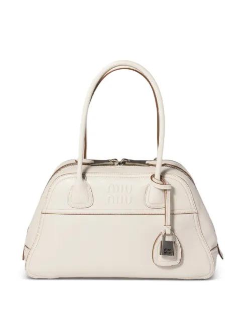 Vivant leather tote bag by MIU MIU