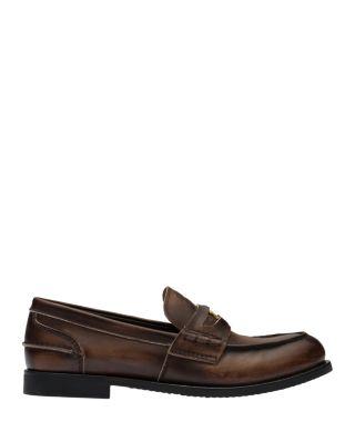 Women's Leather Penny Loafers by MIU MIU