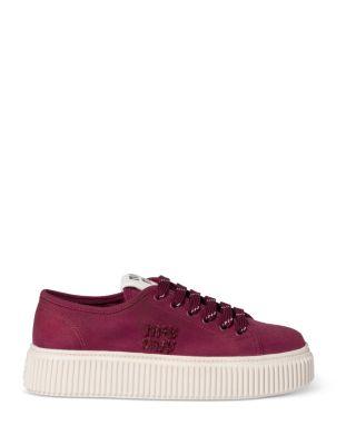 Women's Platform Sneakers by MIU MIU