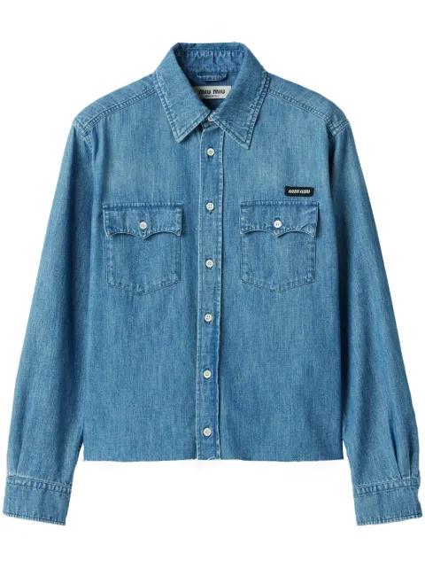 chambray shirt by MIU MIU