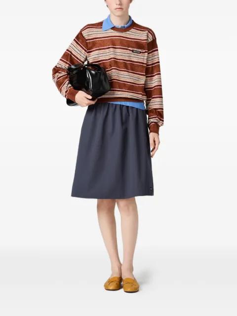 chenille sweater by MIU MIU