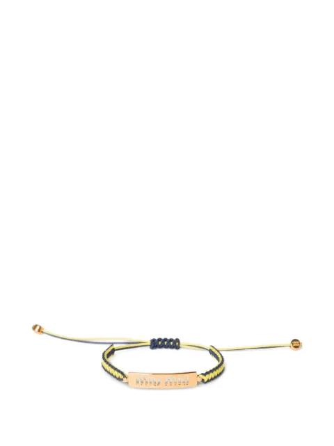 cotton and metal bracelet by MIU MIU