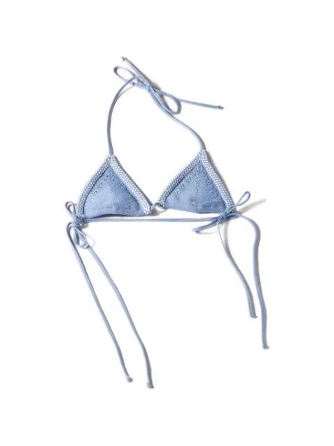 cotton bra by MIU MIU