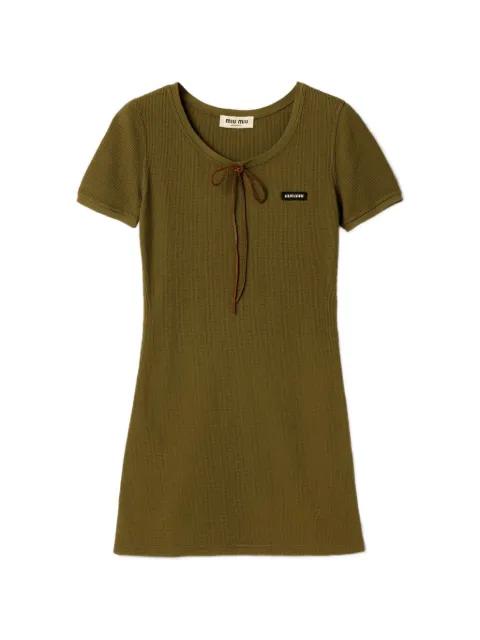 cotton dress by MIU MIU