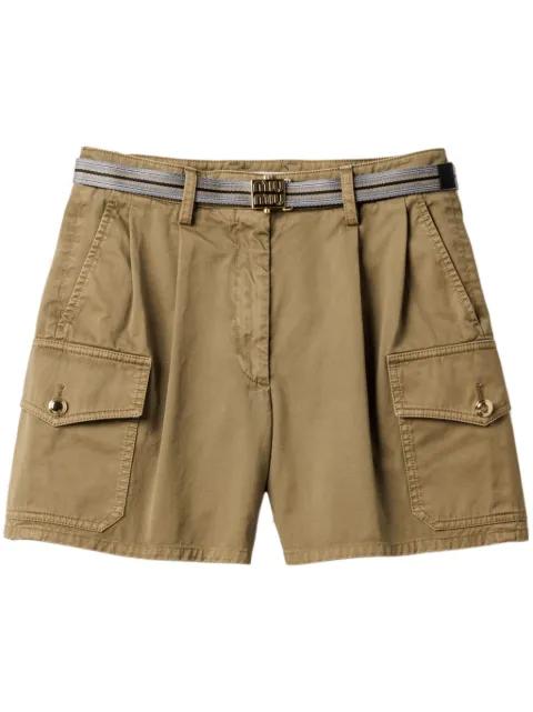 cotton shorts by MIU MIU