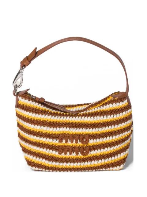 crochet pouch by MIU MIU