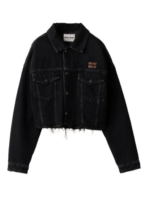denim jacket by MIU MIU