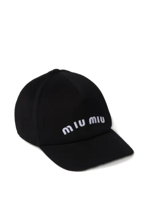 drill baseball cap by MIU MIU