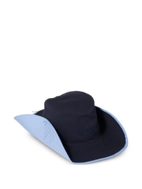 drill cowboy hat by MIU MIU