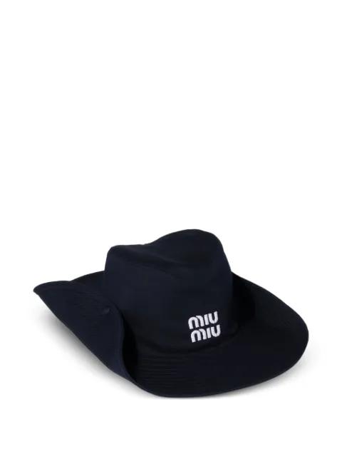 drill hat by MIU MIU