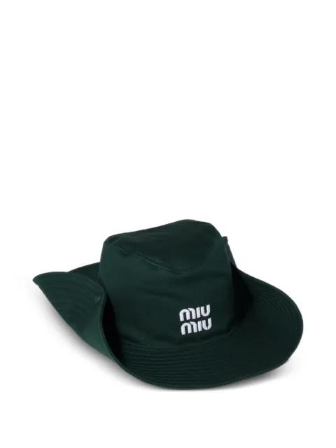 drill hat by MIU MIU