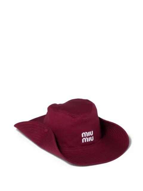 drill hat by MIU MIU