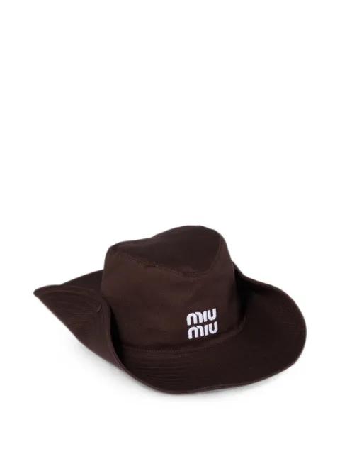 drill hat by MIU MIU