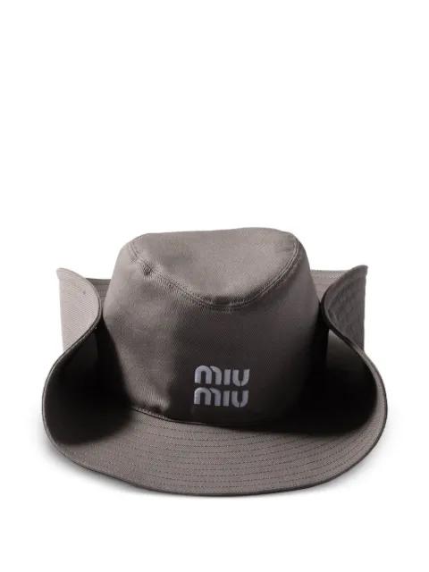 drill hat by MIU MIU