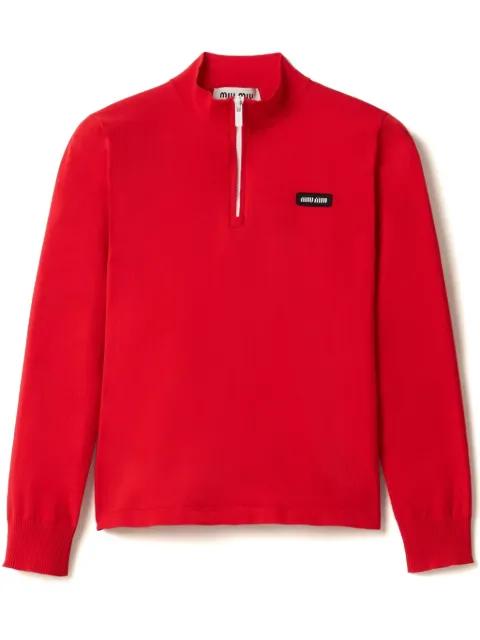 fine-knit jumper by MIU MIU
