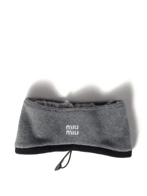 fleece headband by MIU MIU