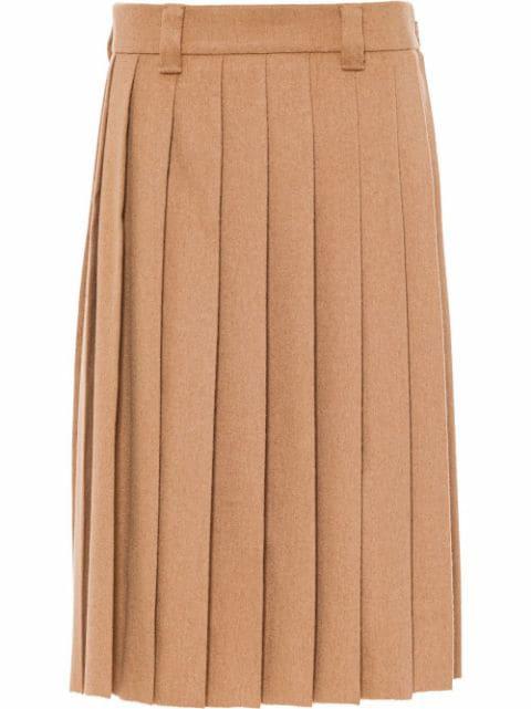 fully-pleated skirt by MIU MIU