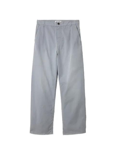 garment-dyed twill pants by MIU MIU