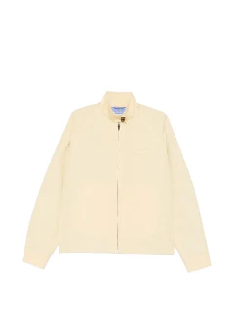 logo-lettering jacket by MIU MIU