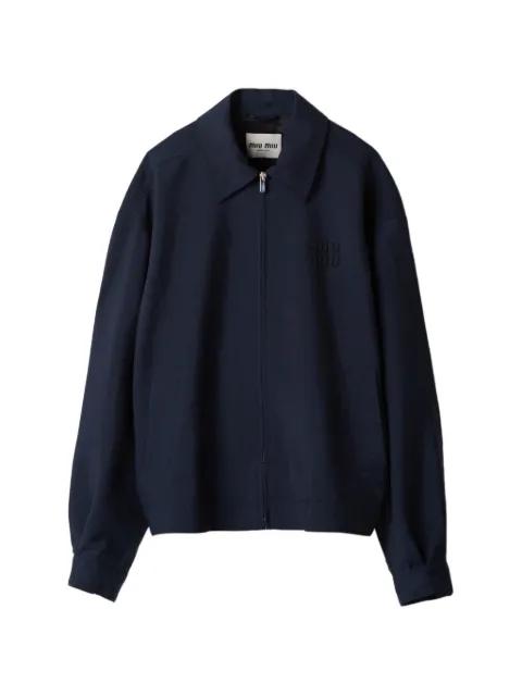 mohair blouson jacket by MIU MIU
