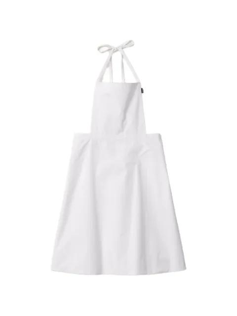 poplin apron mini dress by MIU MIU