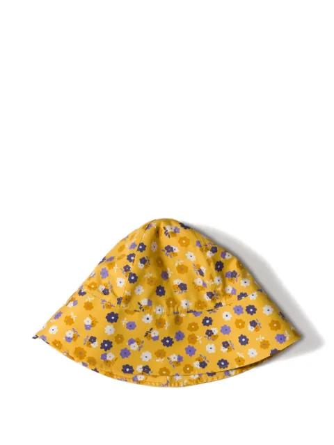 poplin bucket hat by MIU MIU