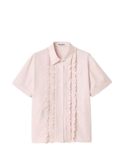 poplin shirt by MIU MIU