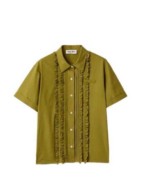 poplin shirt by MIU MIU