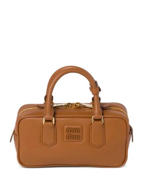 regular Arcadie leather tote bag by MIU MIU